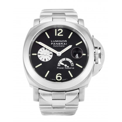 44 MM Black Dials Panerai Luminor Power Reserve PAM00171 Replica Watches With Titanium Cases